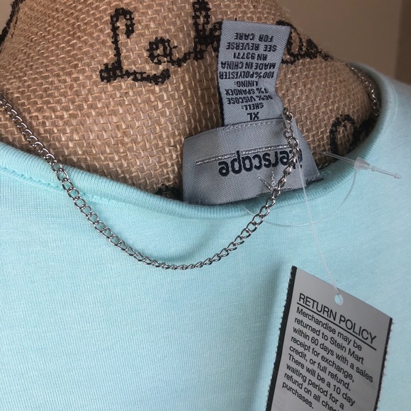 NWT Glitterscape Knit Tunic Matching Necklace XL - Picture 6 of 6